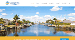 Desktop Screenshot of costabellahomes.com